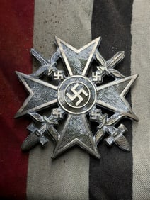 WW2 German War Merit Cross with Swords, 1st Class (Kriegsverdienstkreuz 1. Klasse mit Schwertern),