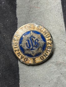 WW2 German Danzig Air Defense League Badge (1930s–1940s)