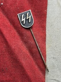 WW2 German Schutzstaffel (SS) Membership Lapel Pin — Stickpin Type