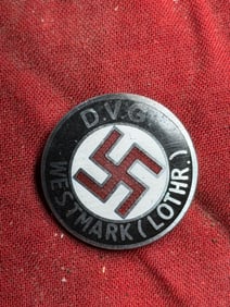 WW2 German Regional Membership Badge — D.V.G. Westmark (Lothringen) By W. Redo Saarlautern