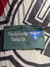 WW2 GERMAN Technische Nothilfe (TeNo) Armband, 1930s–1940s