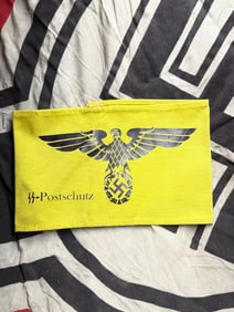WWII German “Postschutz?? Armband With RZM Paper Tag