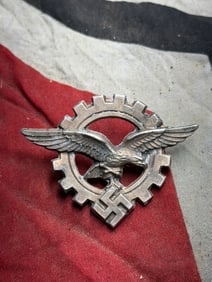 WW2 German Air Force Mechanics Badge, 1930s–1940s