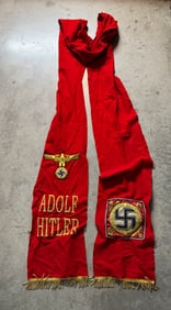 WWII GERMAN REICH HITLER STANDARTE FUNERAL SASH - LARGE SIZED