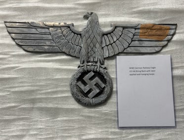 Vet Bring Back WW2 German Railway Eagle, c. 1930s–1940s