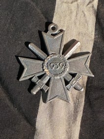 WW2 German War Merit Cross (Kriegsverdienstkreuz) 2nd Class with Swords — 1939