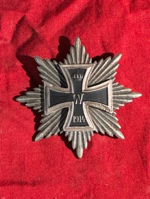 Prussian Iron Cross First Class with Star (World War I Commemorative Version), 1914