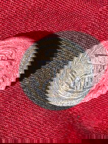 WW2 German Labour Front (DAF) Uniform Button, ca. 1930s–1945