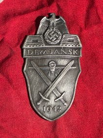 WW2 German Demjansk Shield (Demjanskschild), 1942