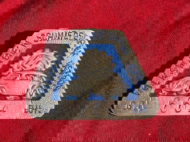 WW2 German Volkswagen Schmiedeberg Worker’s Badge (c. late 1930s–1940s)