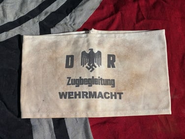 WW2 German Wehrmacht Train Escort Armband (Zugbegleitung), ca. 1939–1945