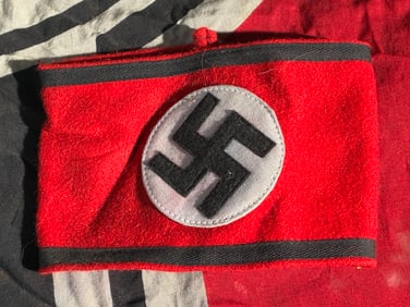 WW2 German Waffen SS Armband with RZM Label (“Reichsführer-SS befohlene Ausführung??)