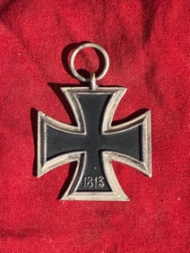 WW2 German Iron Cross 2nd Class (Eisernes Kreuz 2. Klasse) – 1939 Issue with 1813 Commemorative