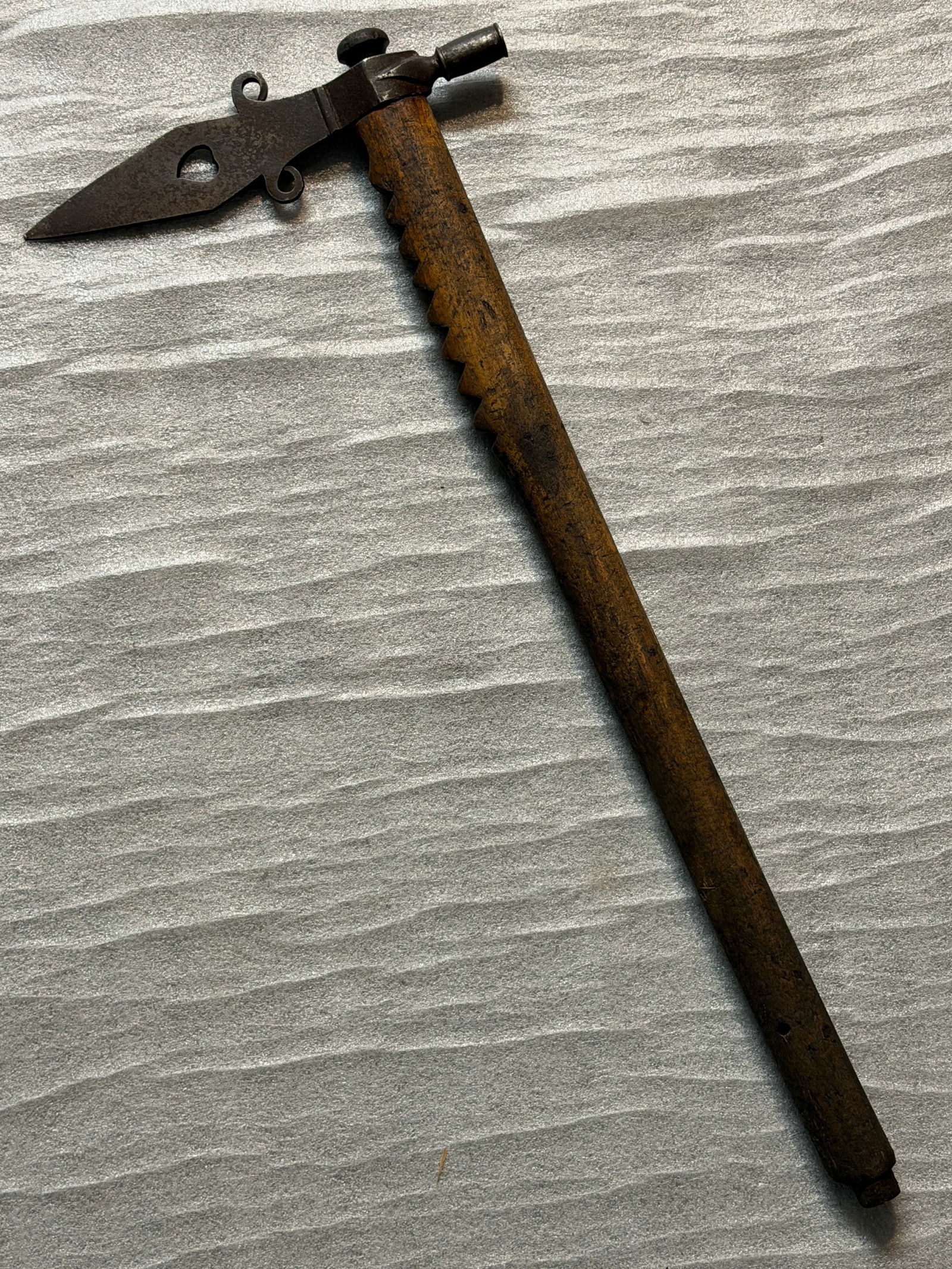 Native American Indian Frontier Heart-Cut Pipe Tomahawk, ca. 18th–19th Century (1 of 9)