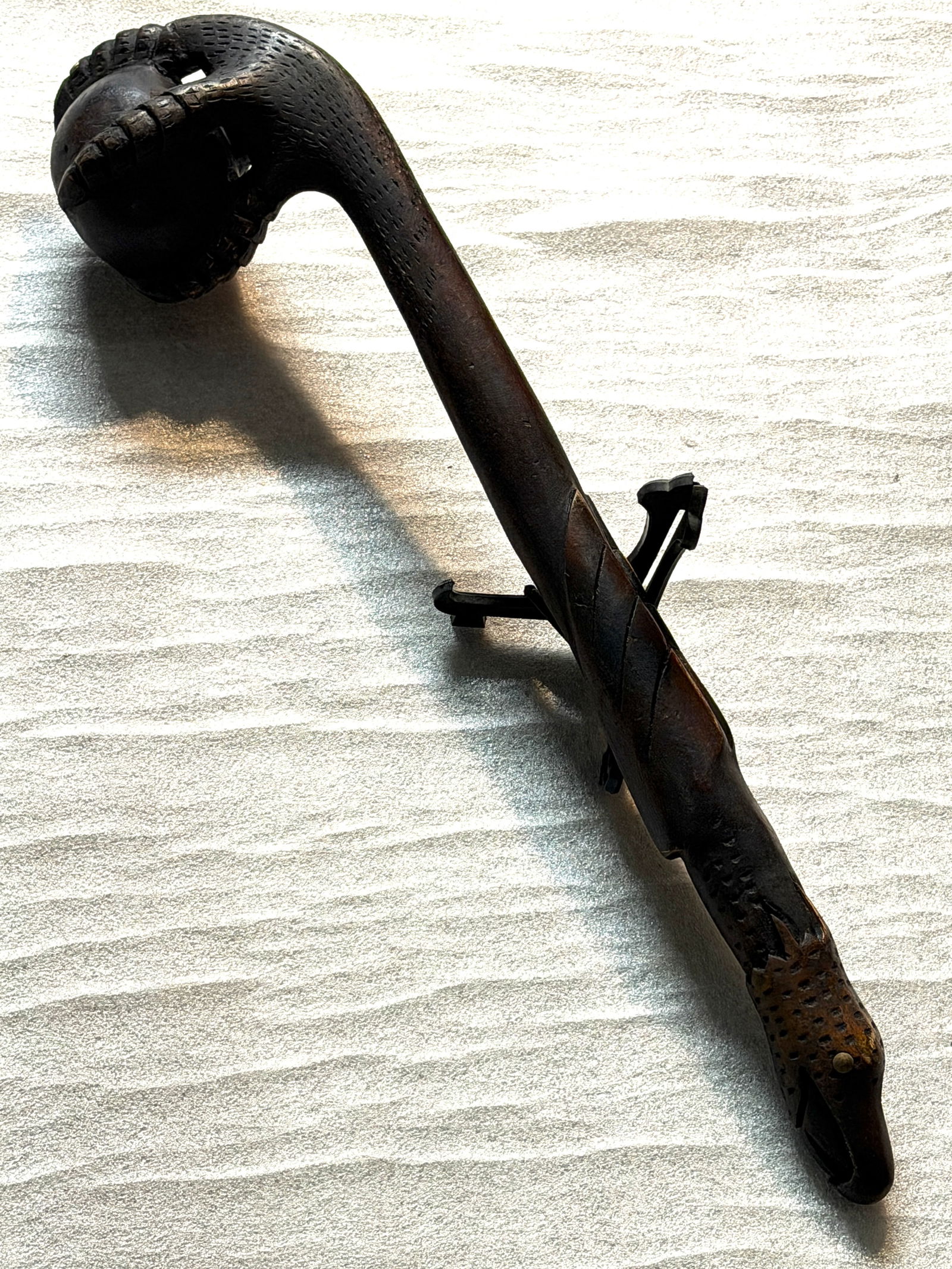 1800's Native American Cherokee Indian Eagle-Head War Club with Claw Grip (1 of 11)