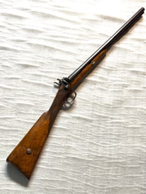 Civil War W. Richards Double-Barrel Percussion Shotgun, Georgia Volunteer Corps Marked