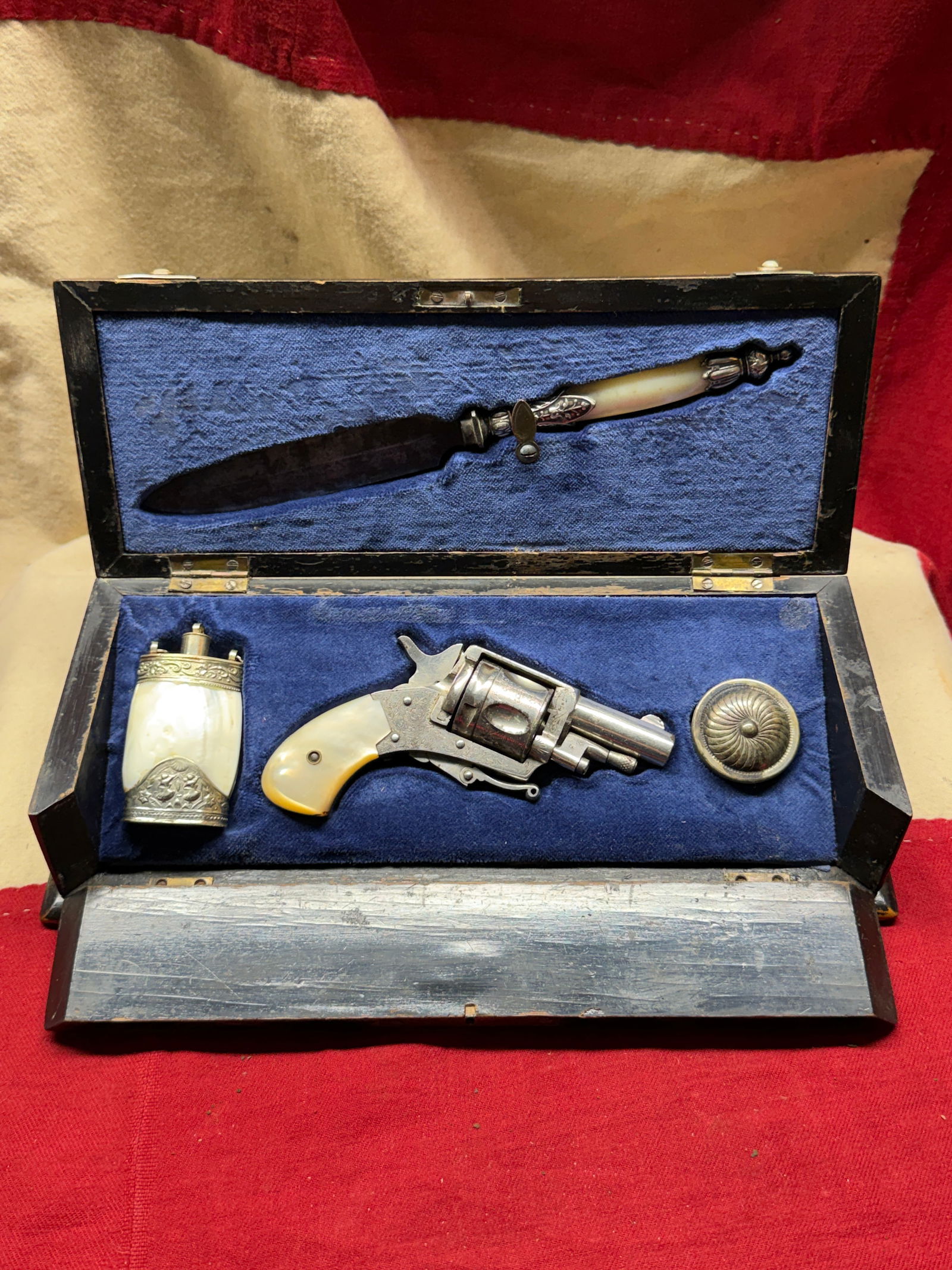 Victorian Lady’s Personal Defense & Vanity Cased Set, ca. 1870–1890 (1 of 20)