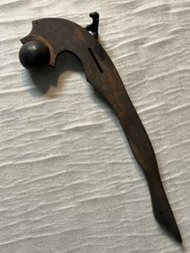1800's Native American Lakota Indians War Club with Ball-Head Striker