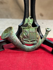 Civil War New York “Excelsior Brigade?? Infantry Horn Insignia