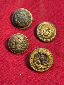 Civil War–Era U.S. Military and State Uniform Buttons
