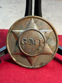 Civil War Georgia Military Institute Cadet Breast Plate (c. 1861–1864)