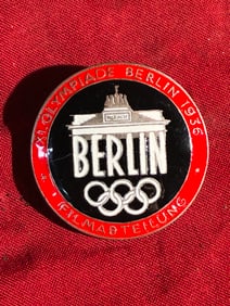 WW2 German 1936 Berlin Olympic Film Department Badge