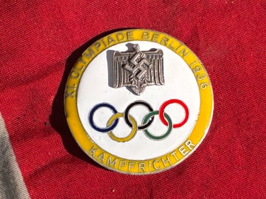 WW2 German Official Judge’s Badge — 1936 Berlin Olympic Games