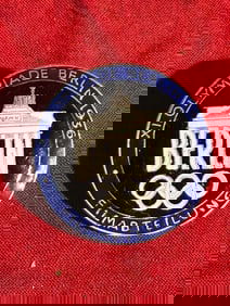 WW2 German 1936 Berlin Olympics Film Department Badge (Blue Variant)