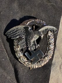 WW2 German Luftwaffe Pilot’s Badge ca. 1930s–1945 By B&N L