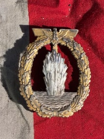 WW2 German Kriegsmarine Destroyer War Badge (Zerstörerkriegsabzeichen), c. 1940–1945