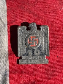 WW2 German 10-Year Service Commemorative Badge – National Socialist Era (Germany, 1930s)