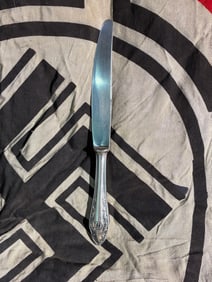 WW2 German SS-Marked Table Knife from Waffen-SS Facilities (c. 1930s–1940s)