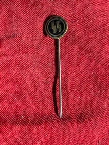 WW2 German SS Membership Stickpin (Miniature Badge), c. 1930s–1940s