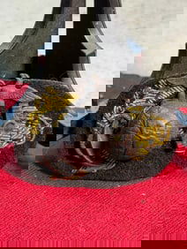 U.S. Marine Corps Officer’s Forage Cap Badge (1869–1872)