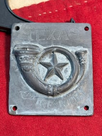 Confederate Civil War Texas 2nd Infantry Plate (1862)