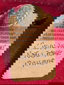 Civil War New York Militia Coat Button By W. Stokes Kirk