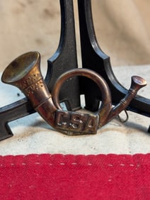 Civil War Confederate CSA Infantry Headgear Badge
