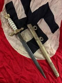 WW2 GERMAN KRIEGSMARINE DAGGER BY E.U.F. HORSTER SOLINGEN