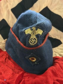 WW2 German Police/Paramilitary Cap with Eagle Insignia