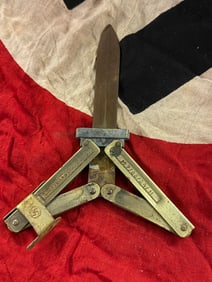 WW2 German Paratrooper Gravity Knife (Fallschirmjäger Spring Knife)