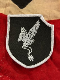 WW2 German Unit Insignia Patch – Ukrainian Military Formation (Azov / 3rd Separate Assault