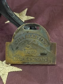 Plantation Identification Tag (“Coachman??), Charlotte, 1852
