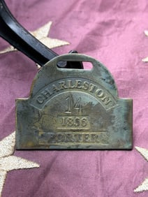 Charleston Slave Badge: Porter, 1856