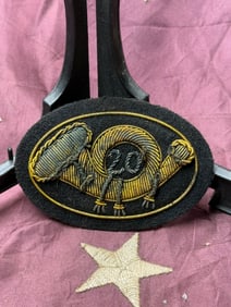 Civil War Union Infantry Officer’s Bullion Hunting Horn Insignia, by John A. Baker, New York