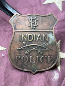Indian Police Badge, United States Indian Police