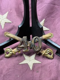Civil War United States Army Cavalry Insignia, 40th Regiment