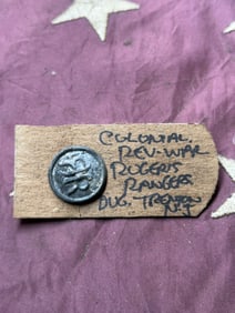 Rogers’ Rangers Button — Colonial & Revolutionary War Frontier Unit Relic