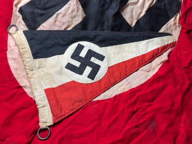 WW2 German Hitler Third Reich Pennant