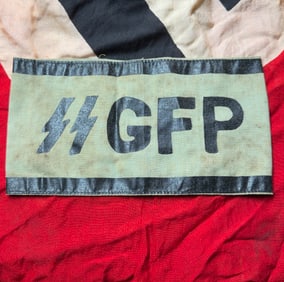 WW2 German SS GFP (Geheime Feldpolizei) Identification Armband