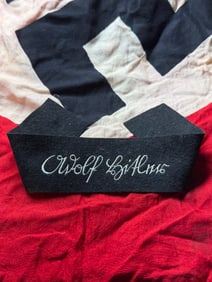 WW2 German SS Cuff Title “Adolf Hitler